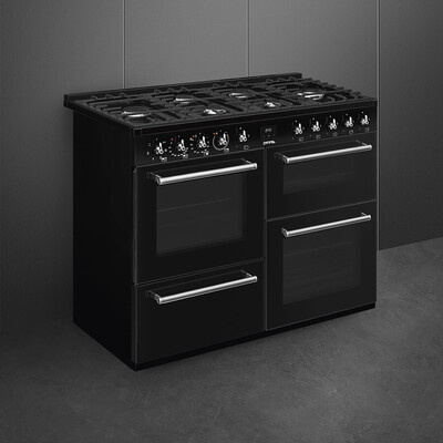 Smeg - Kuchnia wolnostojąca CX113GMBL CONCERTO - czarny