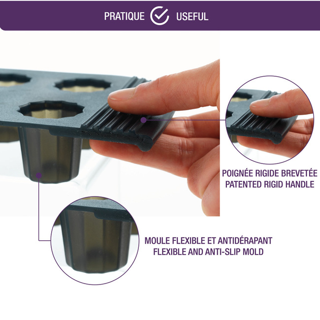 Silikonowa Forma Na 8 Dużych Canele