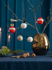 Zawieszki choinkowe Hoptimist Snowman Ornament, białe bałwanki, 2 sztuki