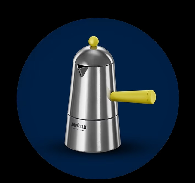 Kawiarka 6 tz Carmencita Pop Żółta 350 ml - Ilsa