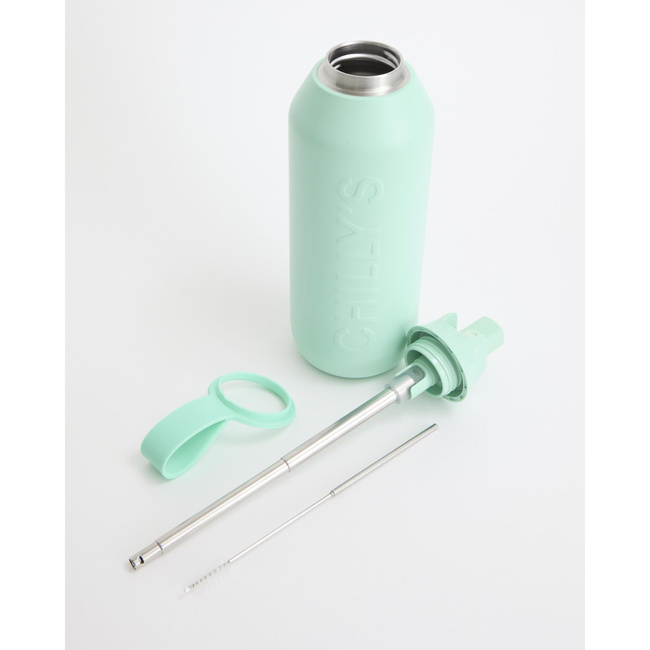 Butelka termiczna Chilly's Series 3 Flip ze słomką, 500 ml, Opal