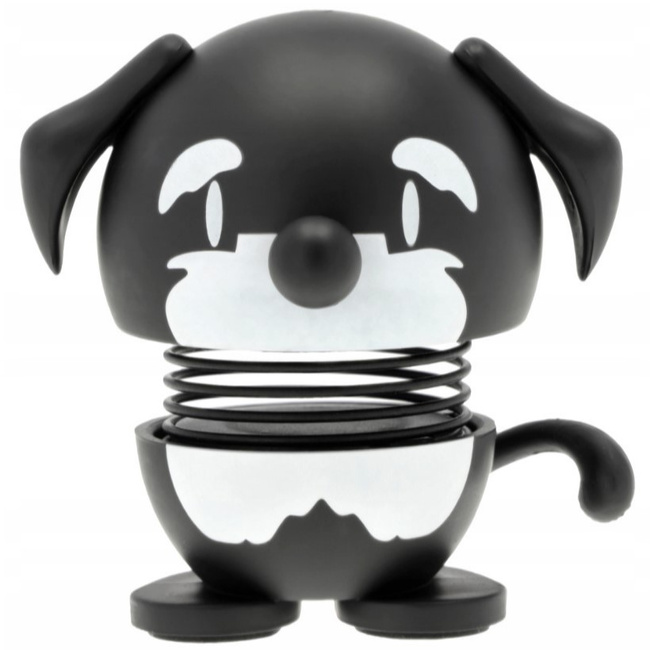 Figurka Hoptimist Schnauzer Xs Black czarno biała sprężynująca 4,9 cm