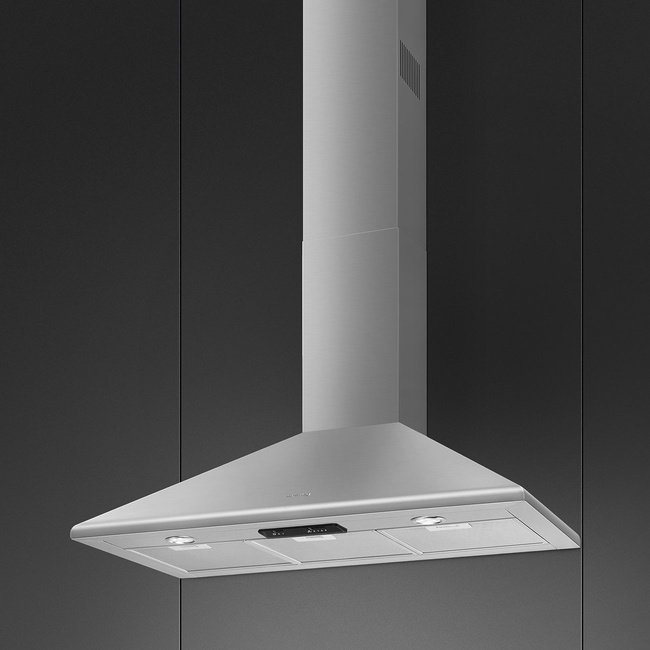 Smeg - Okap kuchenny, 90 cm Universal Ksed95Xe Stal Nierdzewna.