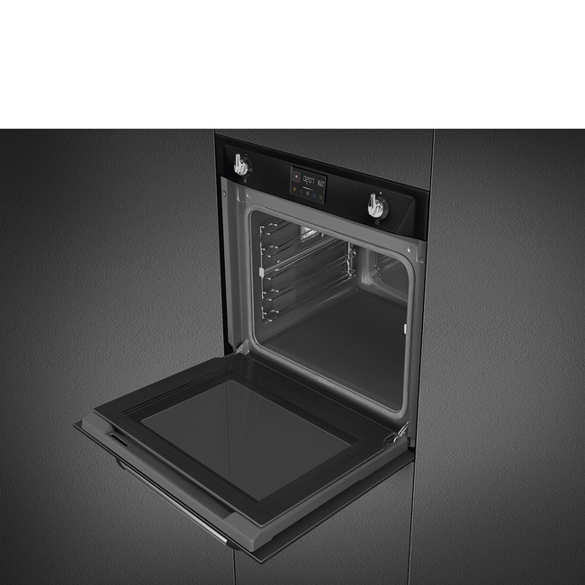 Smeg - Piekarnik, 60 cm, Victoria, czarny Sop6902s2pn Victoria