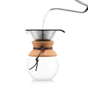 Bodum zaparzacz do kawy z filtrem stałym Pour Over 1L Cork