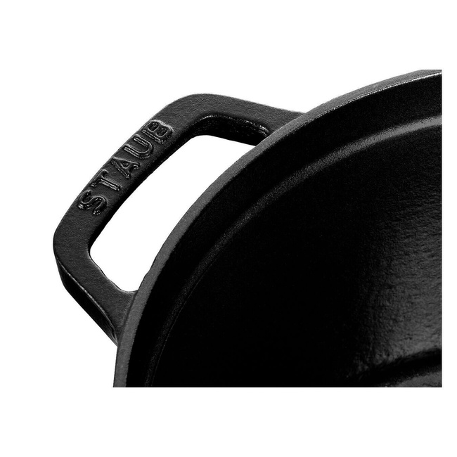 Staub La Cocotte Garnek Żeliwny Okrągły Wysoki 4.8 Ltr, Czarny