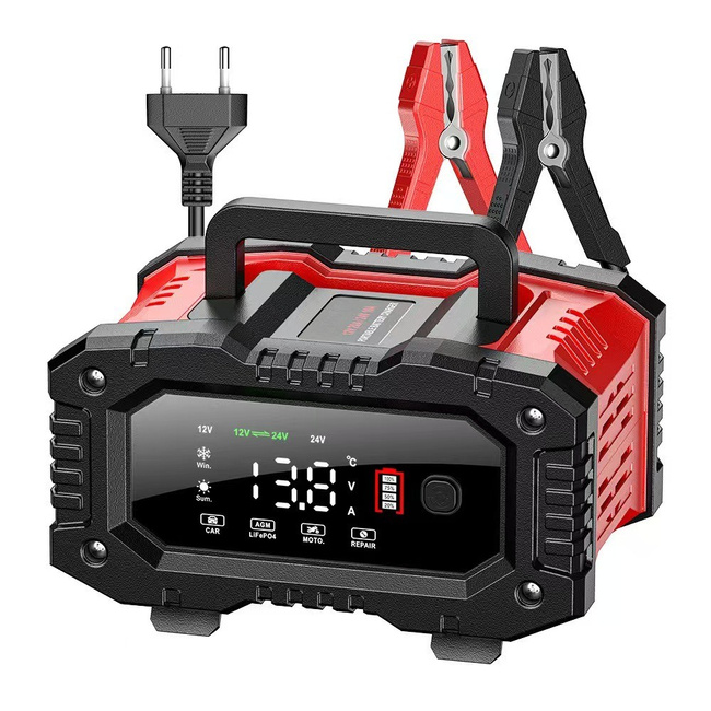 Prostownik samochodowy Extralink EX.98215 z trybem naprawy, 12 V i 24 V, 20 A