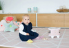 Toddlekind mata do zabawy piankowa podłogowa Prettier Playmat Nordic Vintage Nude Pink
