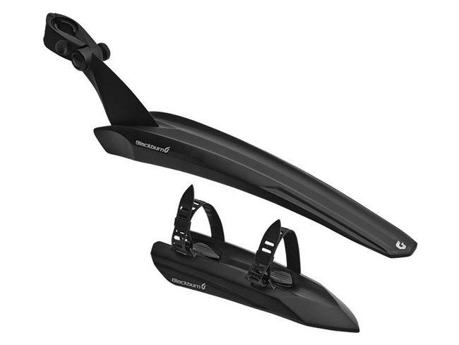Błotnik zestaw Splashboard Combo przód, tył czarny - Blackburn