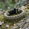Bransoletka Survivalowa Paracord z Gwizdkiem Desert Camo 22 cm