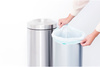 Kosz samogaszący Brabantia FlameGuard 30 l, Matt Steel