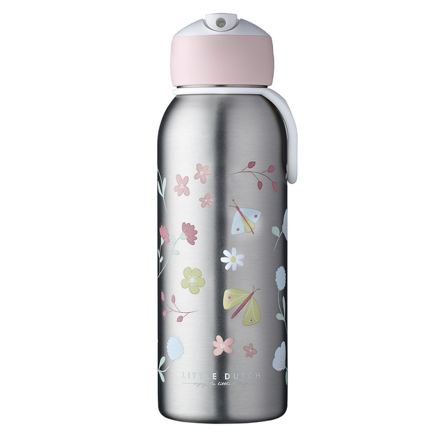 Butelka termiczna Flip-up Campus 350 ml Flowers & Butterflies - Mepal