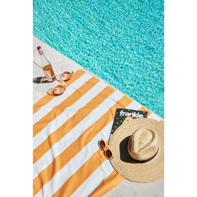 ręczniki plażowe szybkoschnące 160x90 cm ipanema orange l - dock & bay