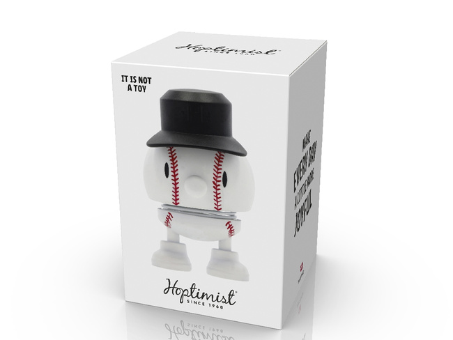 Hoptimist Bumble S Baseball White figurka piłka baseball dla fanów sportu
