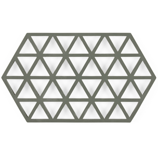 Podkładka pod naczynia Triangles 24 cm Olive Green - Zone Denmark