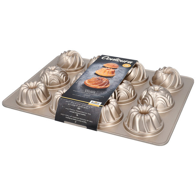 Forma na 12 babeczek Violet Contoura