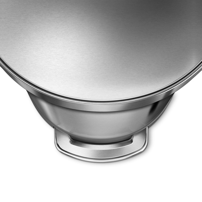 Kosz pedałowy półokrągły Simplehuman CW2029, 60 l, stal szczotkowana