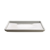Półmisek prostokątny szeroki jasnoszary 32 cm Alessi