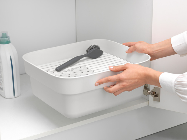 Pojemnik do zmywania z ociekaczem SinkSide jasnoszary - Brabantia