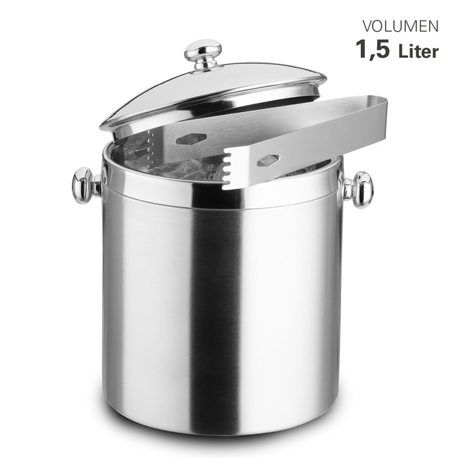 Pojemnik na lód 1,5 l + szczypce - Weis