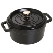 Staub La Cocotte Garnek Żeliwny Okrągły 2.2 Ltr, Czarny