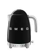 Smeg - Czajnik z regulacją temp., czarny 50's Style KLF04BLEU Czarny