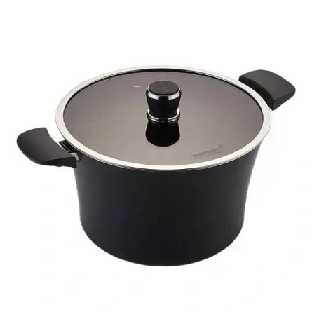 HAPPYCALL Garnek Ceramiczny IH Mono 28 cm 8,5 L Czarny Heban
