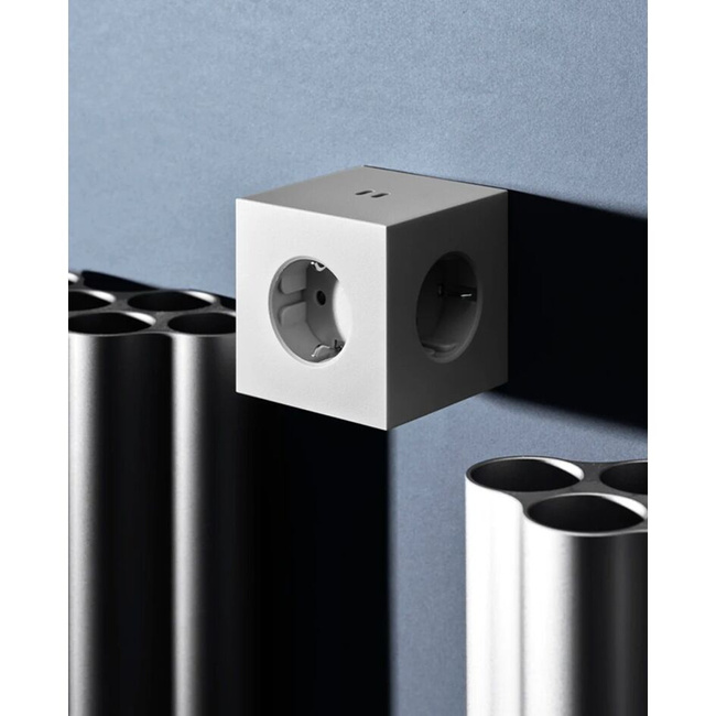 rozszerzacze gniazd elektrycznych z podwójnym usb-c 30 w szary - Avolt