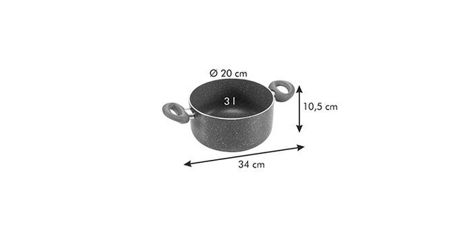 Garnek Manico Rosso ø 20 cm, 3,0 l - Tescoma