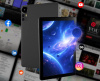 EXTRALINK Tablet CP31 4GB RAM 128GB Android 15 8Mpx 2Mpx 6000mAh 1280x800 czarny z klawiaturą myszką i rysikiem