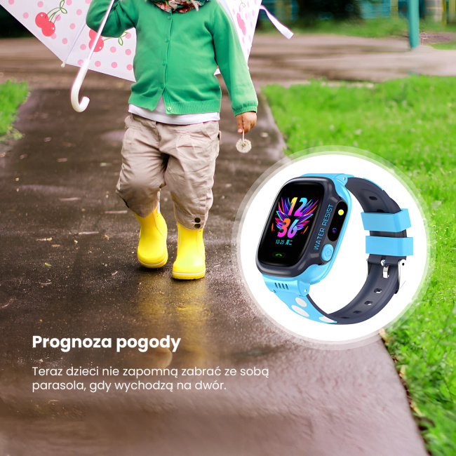 EXTRALINK Lifestyle Kids Y92 Smartwatch dla dzieci z WiFi i GPS dziecięcy zegarek cyfrowy