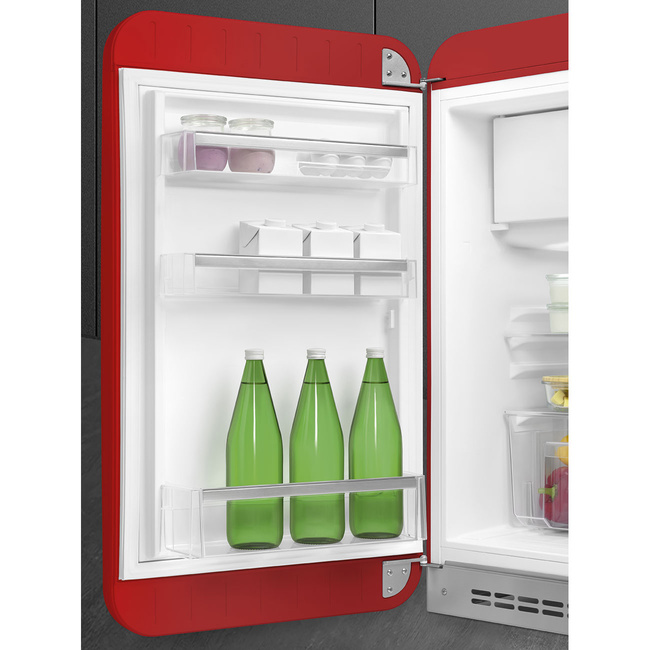 Smeg - Chłodziarko-zamrażarka FAB10LRD6 50'S STYLE - czerwony