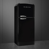 Smeg - Chłodziarko-Zamrażarka 50's Style Fab50Rbl5 Czarny (Chromowane Uchwyty)