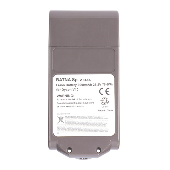Extralink | Bateria, akumulator do odkurzacza, zamiennik dla Dyson V10 | 25.2v 3000mAh