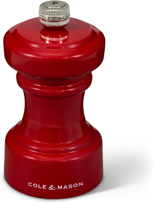 Młynek do pieprzu Hoxton czerwony połysk 10,4 cm - Cole&Mason