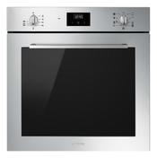 Smeg - Piekarnik, 60 cm, Selezione, czarny SELEZIONE SF6400TVX Stal nierdzewna
