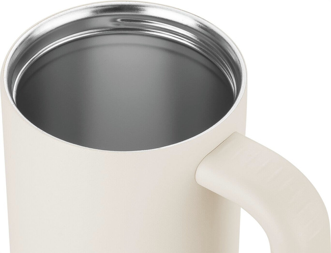 Thermo Plus Kubek termiczny ze słomką - 900 ml, kremowy - Zwilling