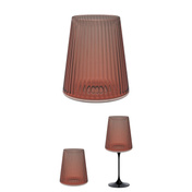 Kieliszek do wina Trebonn SplitGlass Easy, czerwony Flamingo Red, 550 ml, bez nóżki