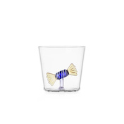 Szklanka Ichendorf Milano Sweet & Candy z żółto-niebieskim cukierkiem, 300 ml