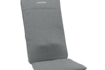 Mata masująca Shiatsu na fotel CozyShiatsu 113x40 18W | Nakładka z podgrzewaniem lędźwi i 4 żelowymi głowicami, szara