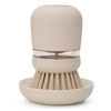 Szczotka do naczyń Brabantia SinkSide z dozownikiem i stojakiem, Soft Beige