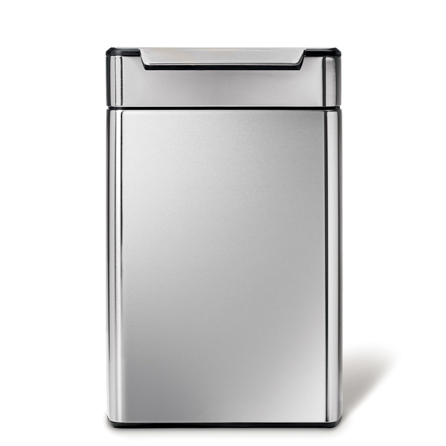 Kosz na śmieci 48l Touch-Bar Recycler - stal FPP Simplehuman