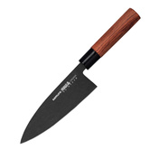 Samura Okinawa nóż kuchenny Deba 17 cm Stonewash, rękojeść palisander