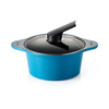 HAPPYCALL Garnek Aluminiowo-Ceramiczny Alumite 20 cm 2,5 l niebieski