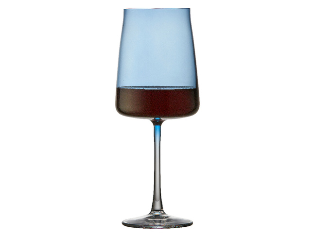 Kieliszki do czerwonego wina 540 ml 4 sztuki Niebieskie 31576 - Lyngby Glas