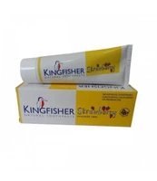 Pasta do zębów dla dzieci o smaku truskawkowym bez fluoru 75ml - Kingfisher