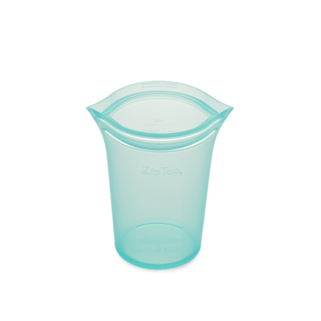 Pojemnik na przekąski M, Teal, Cups - Zip Top