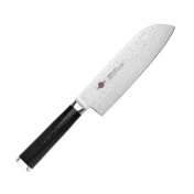 Nóż Santoku Fissman Kensei Musashi 17 cm, stal damasceńska VG-10, rękojeść G-10