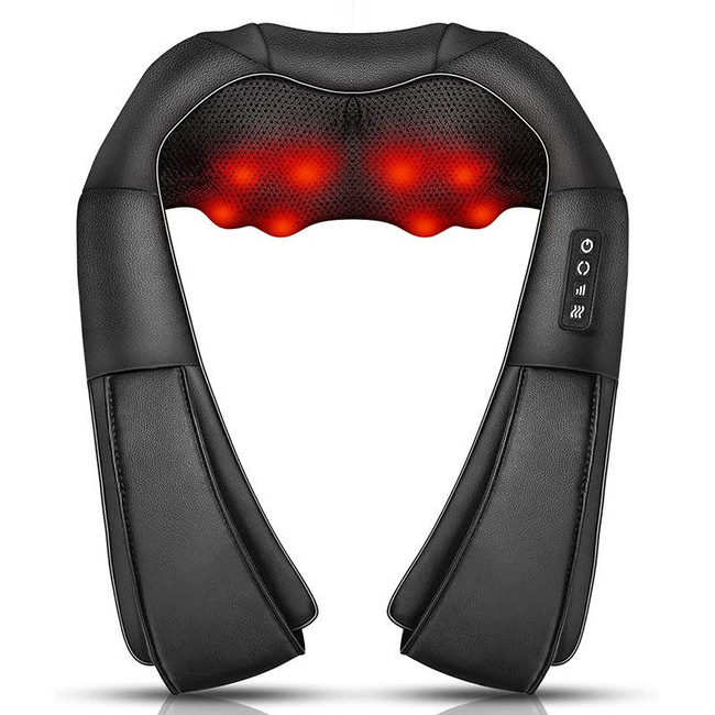 Extralink Smart Life Neck Massager Czarny | Masażer do karku |
