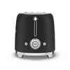 Smeg - Toster, dwie kromki, czarny mat Tsf01blmeu 50's style